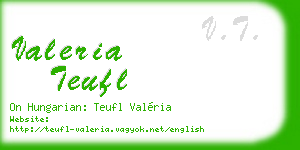 valeria teufl business card